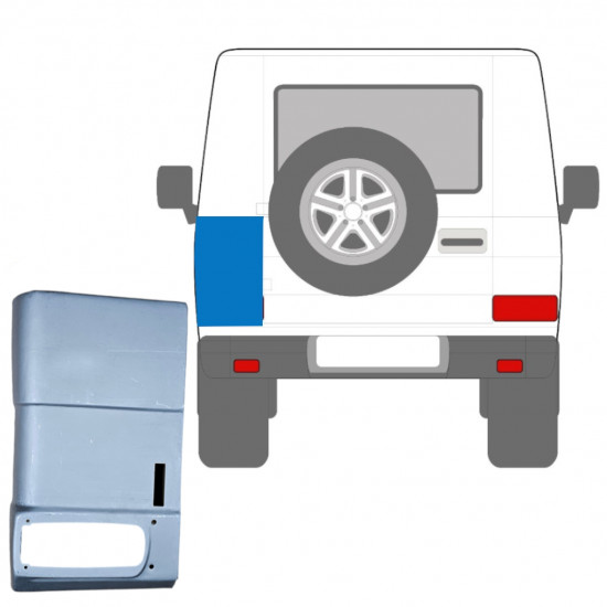 Popravni panel zadnjega vogala za Mercedes G-Class W463 1992- / Leva 5552