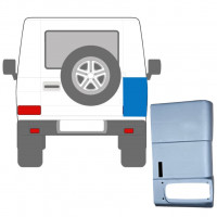 Popravni panel zadnjega vogala / brez odprtine za gorivo za Mercedes G-Class 1992- / Desna 5551