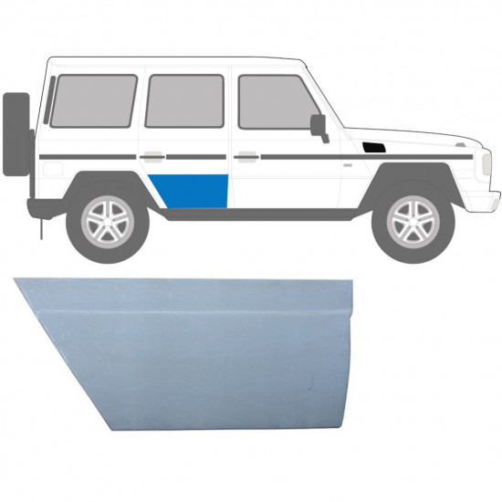 Popravni panel spodnjih zadnjih vrat za Mercedes G-Class 1979- / Desna 5538