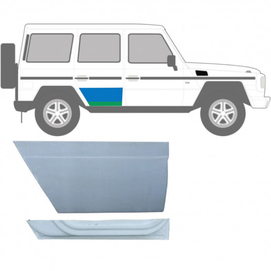 Notranji in zunanji popravni panel zadnjih vrat za Mercedes G-Class 1979- / Desna / Komplet 9467