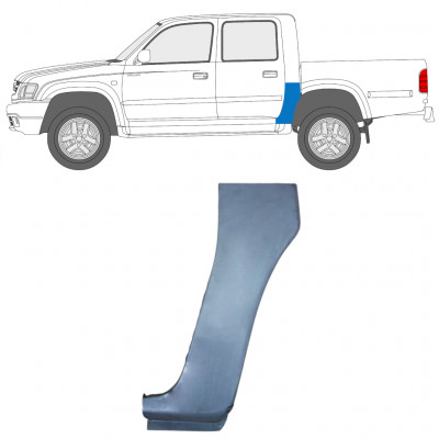 Popravni panel zadnjega vogala za Toyota Hilux 2001 -2005 / Leva / Dvojna kabina 7661