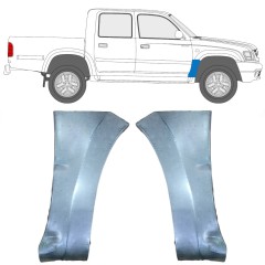 Popravni panel prednjega blatnika za Toyota Hilux 1998-2005 / Levo+Desno / Komplet 10068
