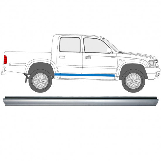 Prag za Toyota Hilux 2001-2005 / Levo = Desno (simetrično) 9028