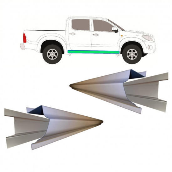 Popravni panel notranjega in zunanjega praga za Toyota Hilux 2005-2015 / Komplet 11461