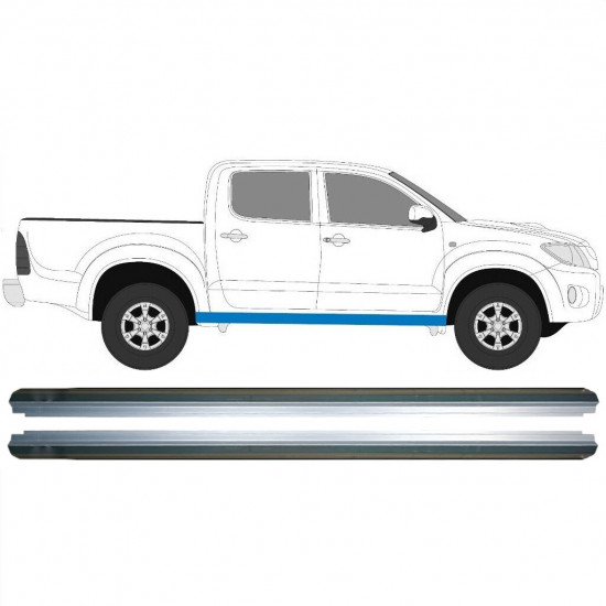 Prag za Toyota Hilux 2005-2015 / Levo = Desno (simetrično) / Komplet 9576