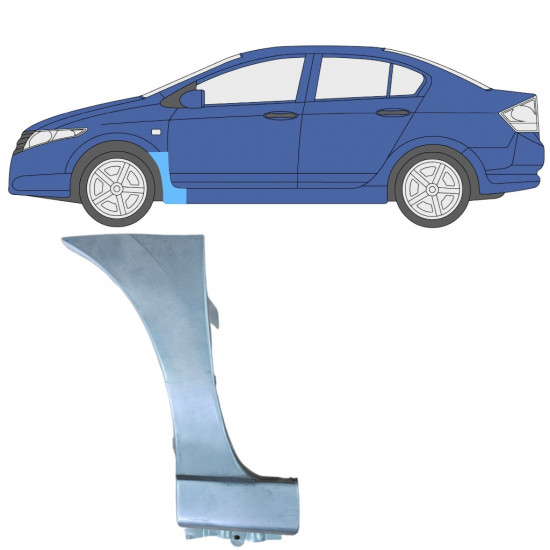 Popravni panel prednjega blatnika za Honda City 2008-2013 / Leva 7856