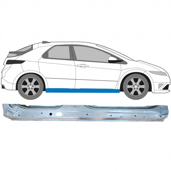 Prag za Honda Civic 2005-2011 / Desna 7192