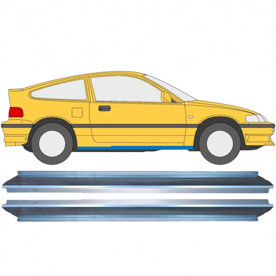 Prag za Honda CRX 1987-1992 / Levo+Desno / Komplet 9302