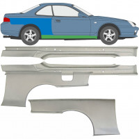 Popravni panel celotnega praga in zadnjega blatnika za Honda Prelude 1996-2001 / Levo+Desno / Komplet 9533