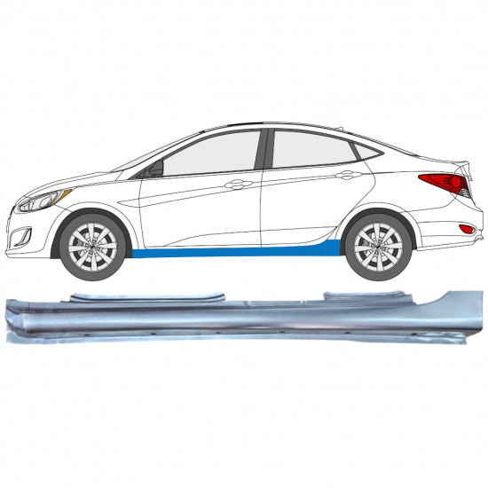 Prag za Hyundai Accent 2010- / Leva 12800