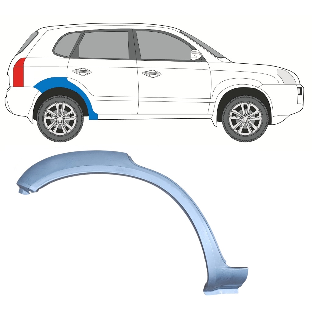 Bok Delni Za Hyundai Tucson 2004-2010 / Desna 7970