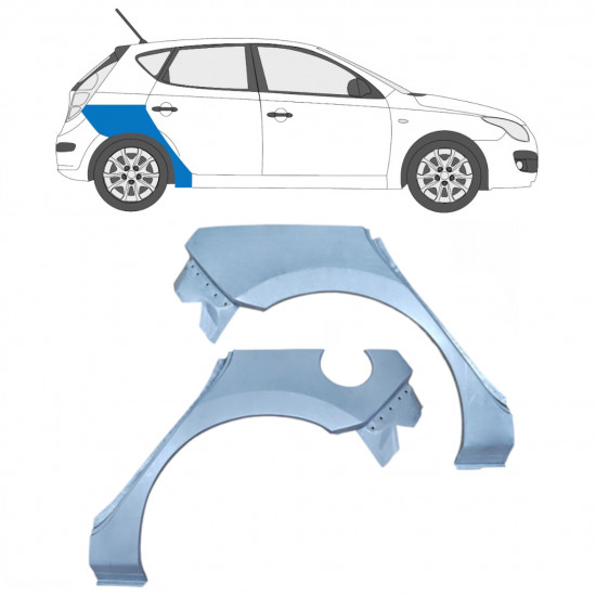 Bok delni za Hyundai I30 2007-2012 / Levo+Desno / Komplet 5472