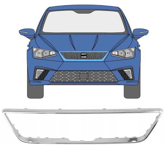 Okvir maske hladilnika za Seat Ibiza 2017- 16210