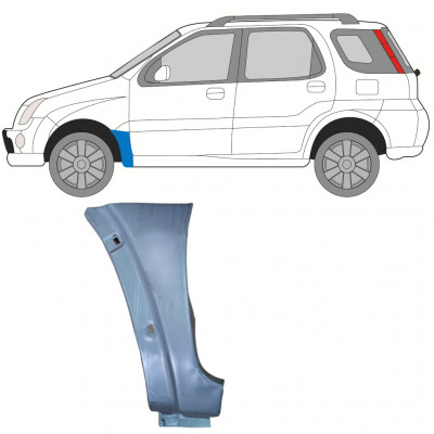 Popravni panel prednjega blatnika za Suzuki Ignis 2000-2008 / Leva 11131