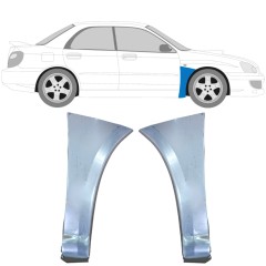 Popravni panel prednjega blatnika za Subaru Impreza GD GG 2000-2007 / Levo+Desno / Komplet 10605