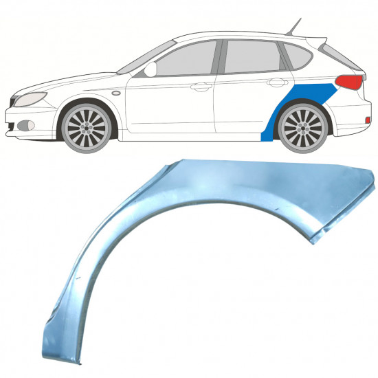 Bok delni za Subaru Impreza 2007-2013 / Leva 7865