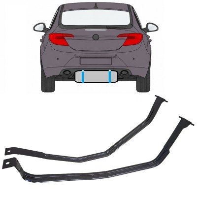 Trakovi za pritrditev rezervoarja goriva za Opel Insignia 2008-2017 17020