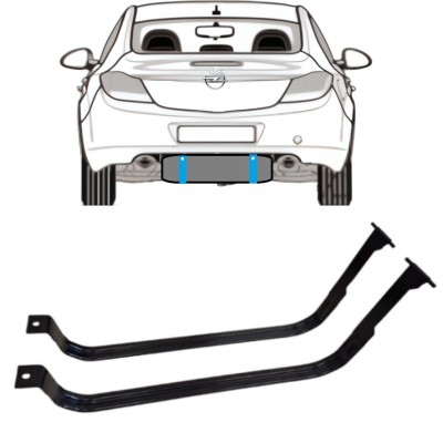 Trakovi za pritrditev rezervoarja goriva za Opel Insignia 2008-2017 15991