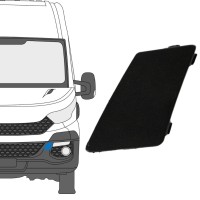 Sprednji vlečni kavelj odbijača za Iveco Daily 2014-2019 / Leva 16242