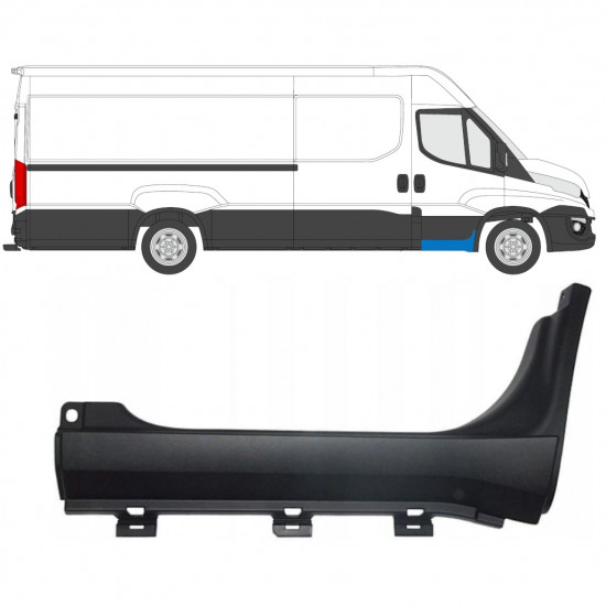 Pokrov praga stranskega blatnika za Iveco Daily 2014- / Desna 7879