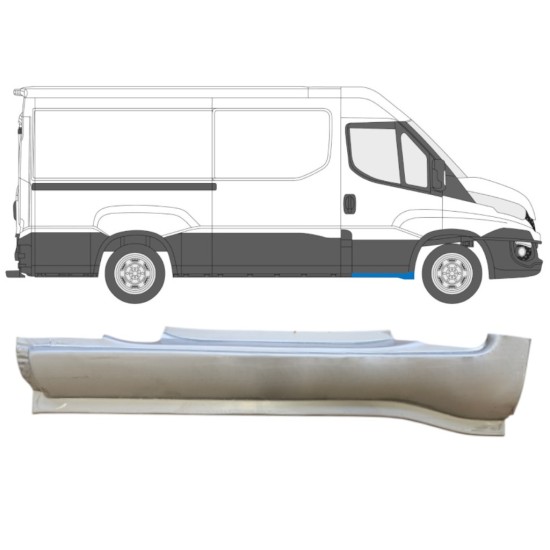 Popravni panel sprednjega praga za Iveco Daily 2014-2016 / Desna 14739