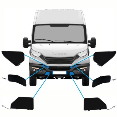 Sprednji vlečni kavelj odbijača za Iveco Daily 2014-2016 / Komplet 10292
