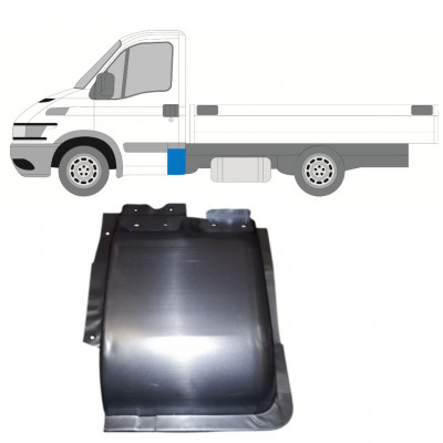 Popravni panel zadnjega vogala za Iveco Daily 2000-2012 / Leva / Enosedežna kabina 7659