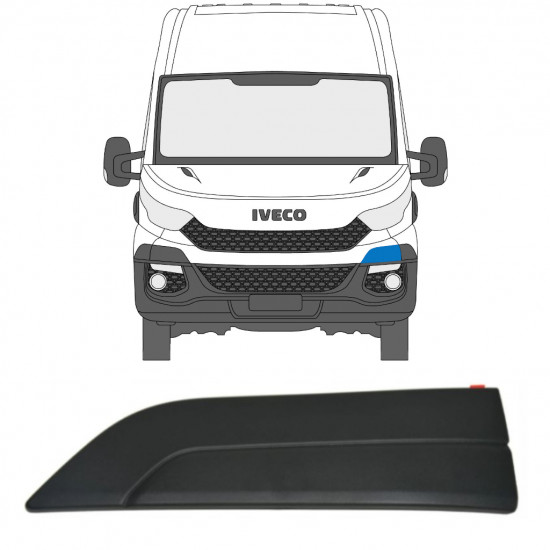 Zaščitna obloga odbijača za Iveco Daily 2014- / Leva 11842