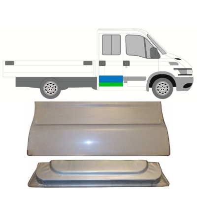 Notranji in zunanji popravni panel zadnjih vrat za Iveco Daily 1999-2014 / Levo = Desno (simetrično) / Komplet 16174