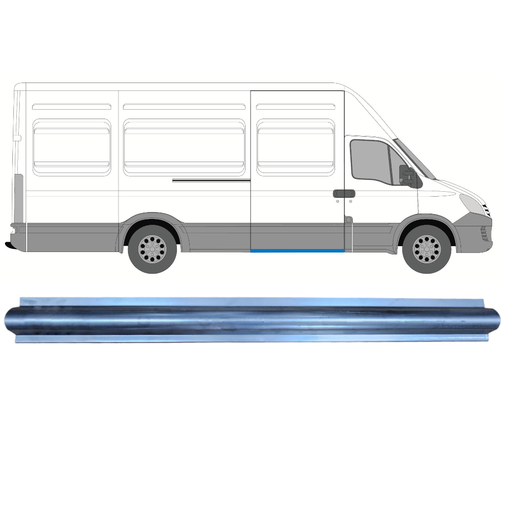 Popravni Panel Praga Drsnih Vrat Za Iveco Daily 2006-2014 / Desna 7358