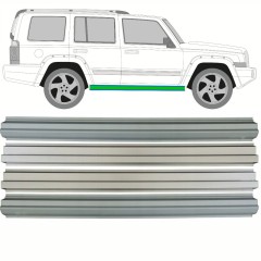 Popravni panel praga in notranjega praga za Jeep Commander 2005-2010 / Levo = Desno (simetrično) / Komplet 10500
