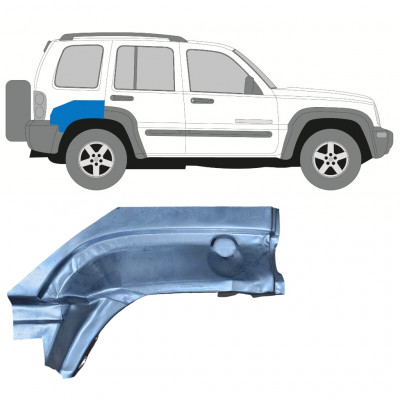 Popravni panel zadnjega dela zadnjega blatnika za Jeep Liberty 2001-2008 / Desna 7938