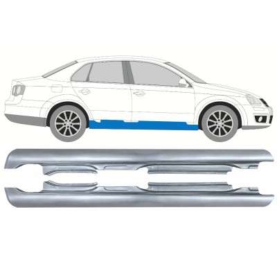 Prag za Volkswagen Jetta 2005-2010 / Levo+Desno / SEDAN 17052