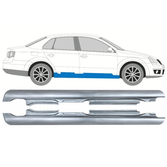 Prag za Volkswagen Jetta 2005-2010 / Levo+Desno / SEDAN 17052