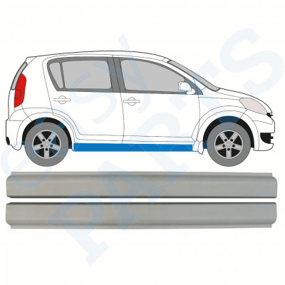 Prag za Subaru Justy 2007-2011 / Levo = Desno (simetrično) 10240