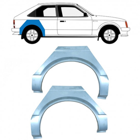 Bok delni za Opel Kadett D 1979-1984 / Levo+Desno / Komplet 10638