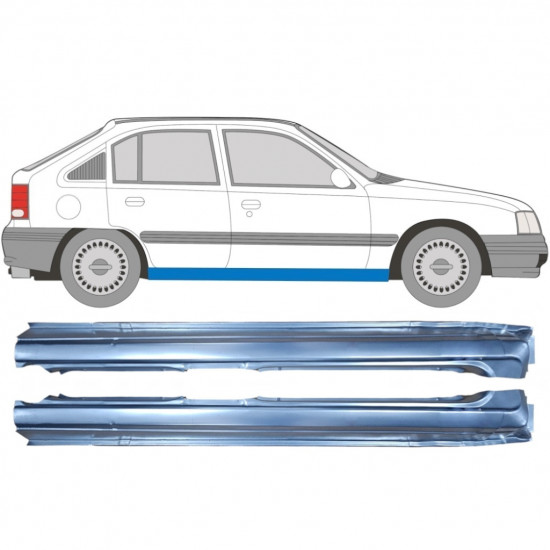 Prag za Opel Kadett 1984-1993 / Levo+Desno / Komplet 9450