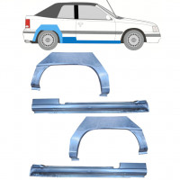 Reparaturni del praga in zadnjega blatnika za Opel Kadett E 1987-1993  CABRIO / Komplet 12585