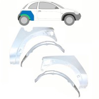 Notranji in zunanji popravni panel zadnjega blatnika za Ford KA 1996-2008 / Komplet 10777
