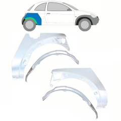 Notranji in zunanji popravni panel zadnjega blatnika za Ford KA 1996-2008 / Komplet 10777