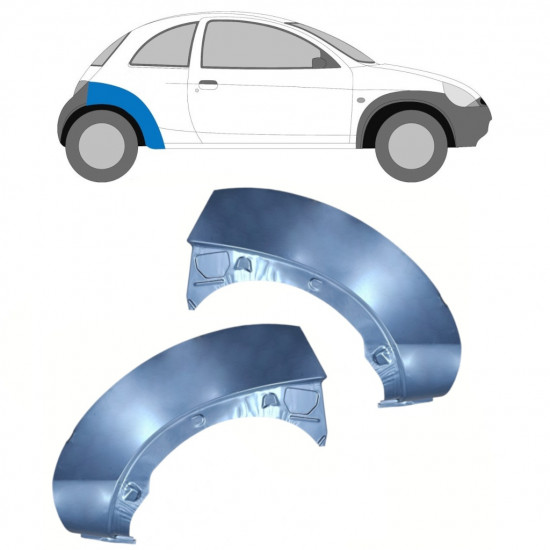 Bok delni za Ford KA 1996-2008 / Levo+Desno / Komplet 9405