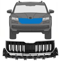 Rešetka za Skoda Kodiaq 2016-2023 / Komplet 7546