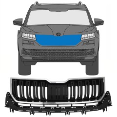 Rešetka za Skoda Kodiaq 2016-2023 / Komplet 7546
