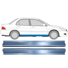 Prag za Mitsubishi Lancer 2003-2008 / Levo+Desno / Komplet 11359