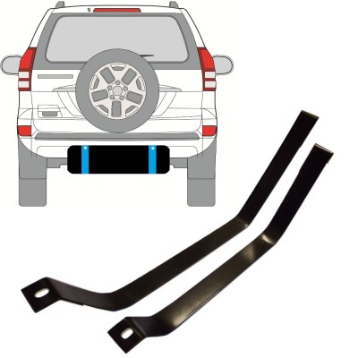 Trakovi za pritrditev rezervoarja goriva za Toyota Land Cruiser J120 2003-2010 9379