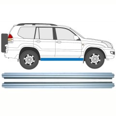 Prag za Toyota Land Cruiser J120 2003-2010 / Levo = Desno (simetrično) / Komplet 10578