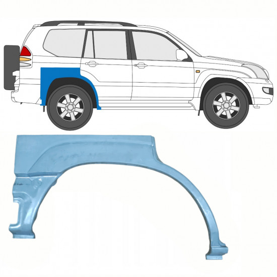 Bok delni za Toyota Land Cruiser 2003-2010 / Desna 8762