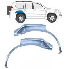 Bok delni za Toyota Land Cruiser J120 2003-2010 / Levo+Desno / Komplet 9959
