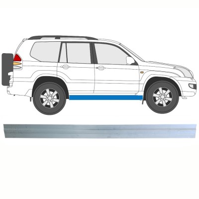 Notranji popravni panel praga za Toyota Land Cruiser J120 2003-2010 / Levo = Desno (simetrično) 16130