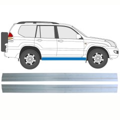 Notranji popravni panel praga za Toyota Land Cruiser J120 2003-2010 / Levo+Desno / Komplet 16131
